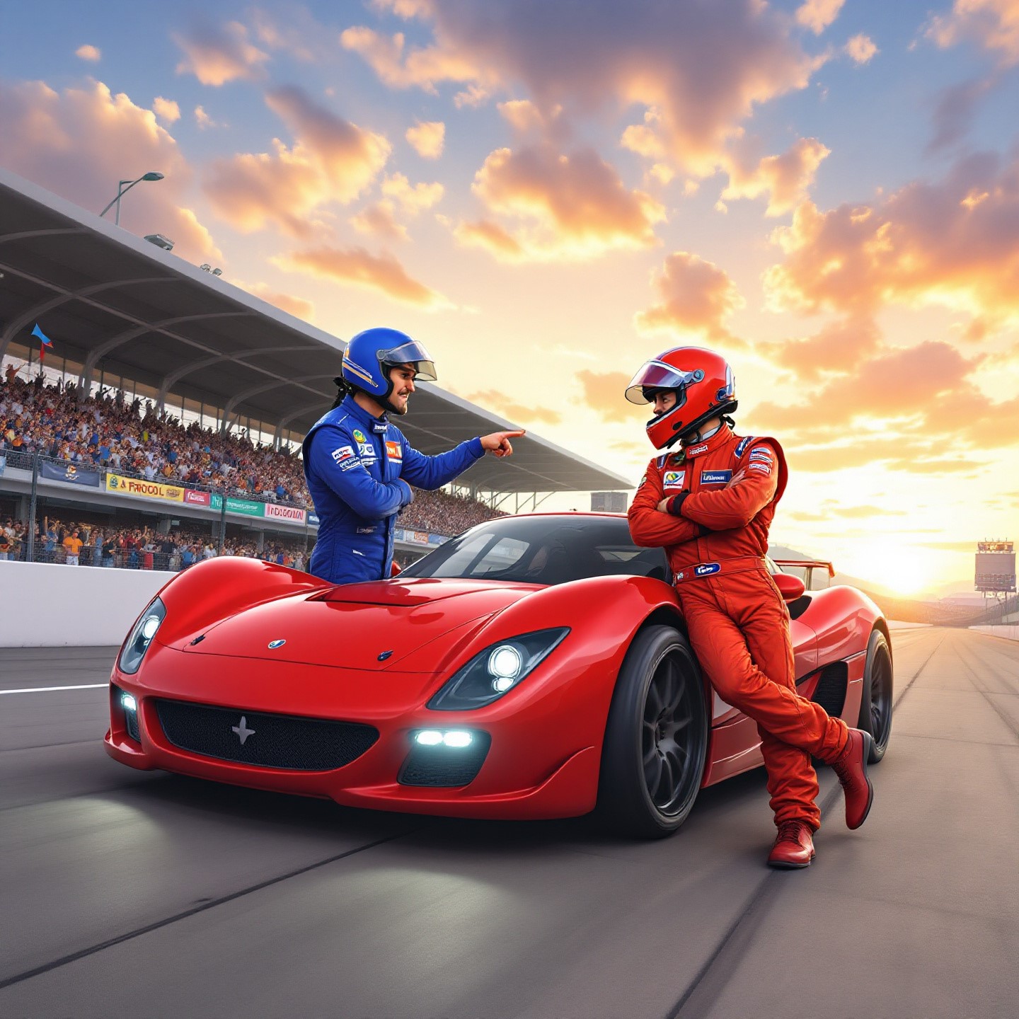 Behaviour on track